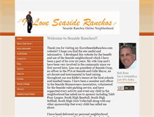 Tablet Screenshot of iloveseasideranchos.com